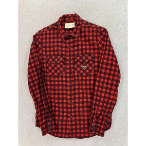 Ralph Lauren Denim & Supply Plaid Button Down Shirt‎ (Men's Small) Red
